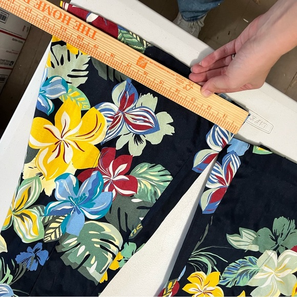 Alexis Calipso Black Kamilla Floral Print Mid Rise Cotton Flare Pants Small T1 - Picture 8 of 10